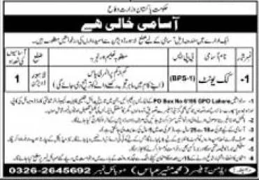 Ministry Of Defence MOD Lahore Jobs 2024 Advertisement