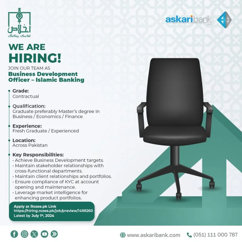 Askari Bank Jobs 2024 Advertisement