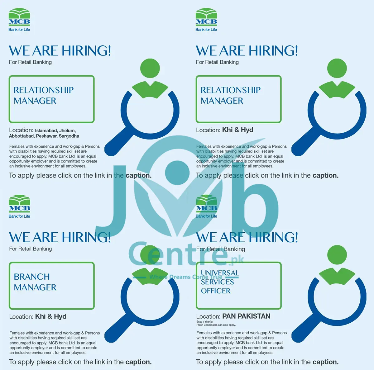 Latest MCB Bank Limited Jobs 2024 Advertisement