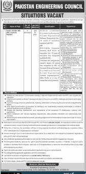 Pakistan Engineering Council PEC Jobs 2024 Advertisement