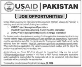 United States Agency For International Development USAID Jobs 2024 Advertisement