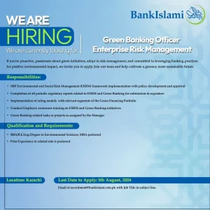 BankIslami Pakistan Limited Jobs 2024