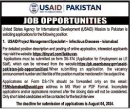 Latest USAID Islamabad Jobs 2024 Advertisement