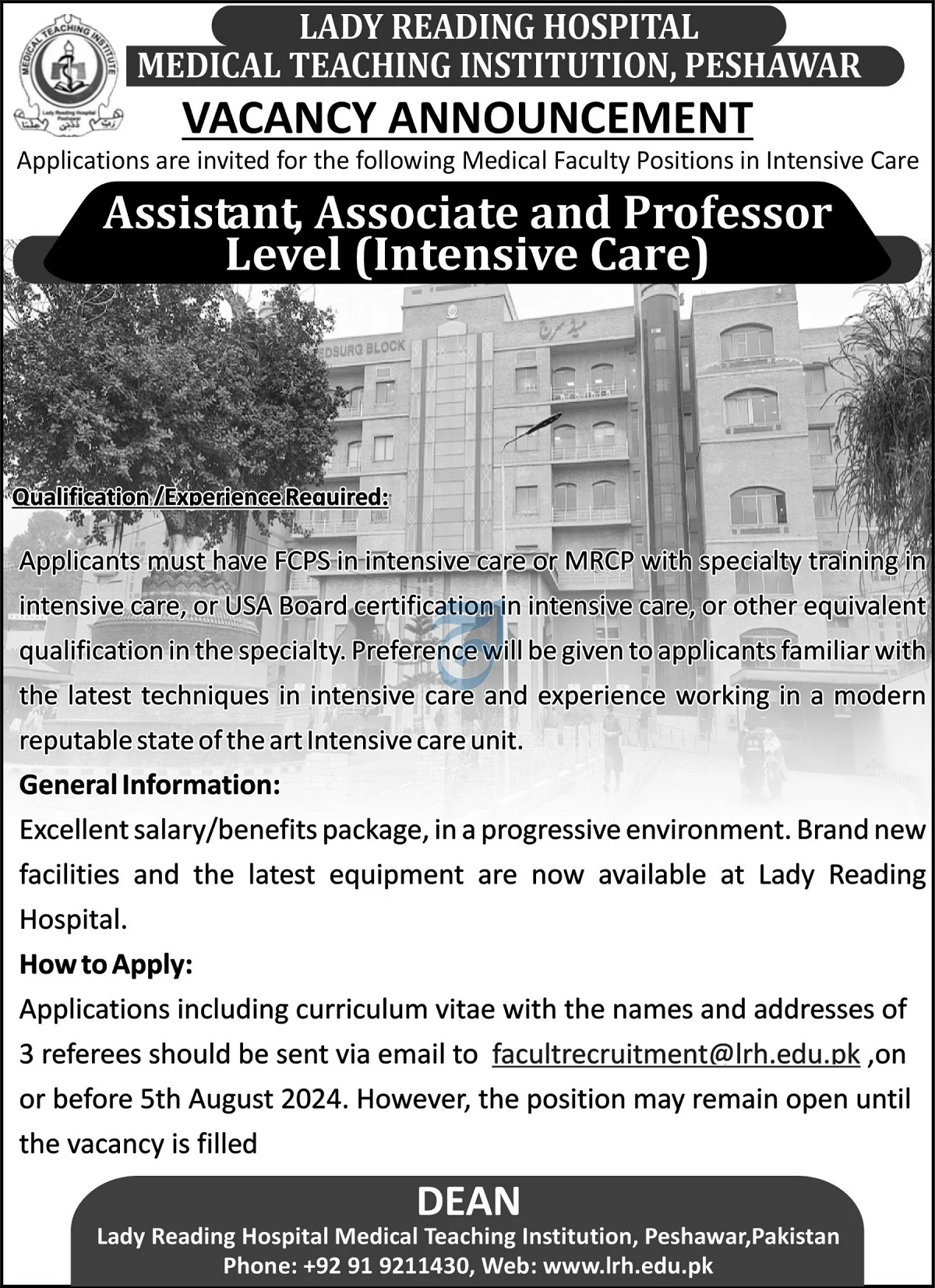 Medical Teaching Institution Peshawar Jobs 2024 Advertisement