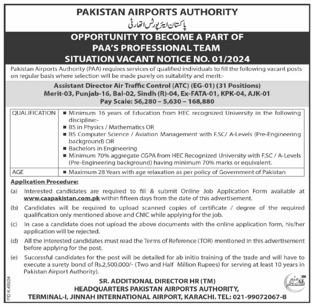 Assistant Director Air Traffic Controller Jobs 2024