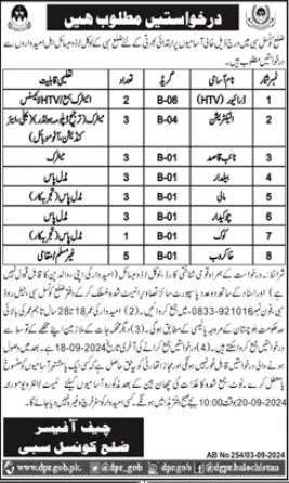 District Council Sibi Jobs 2024