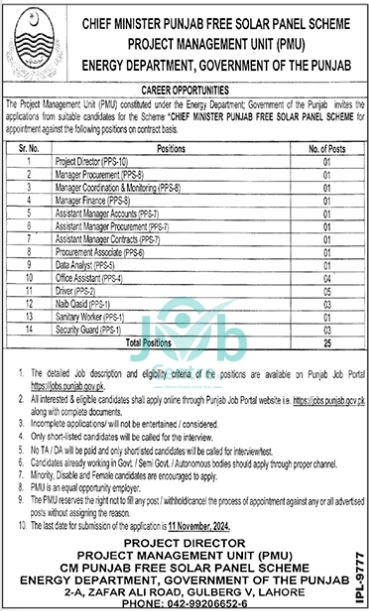 Energy Department Jobs 2024 Advertisement