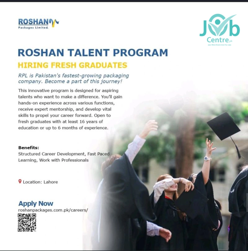 Roshan Talent Program 2024 Advertisement