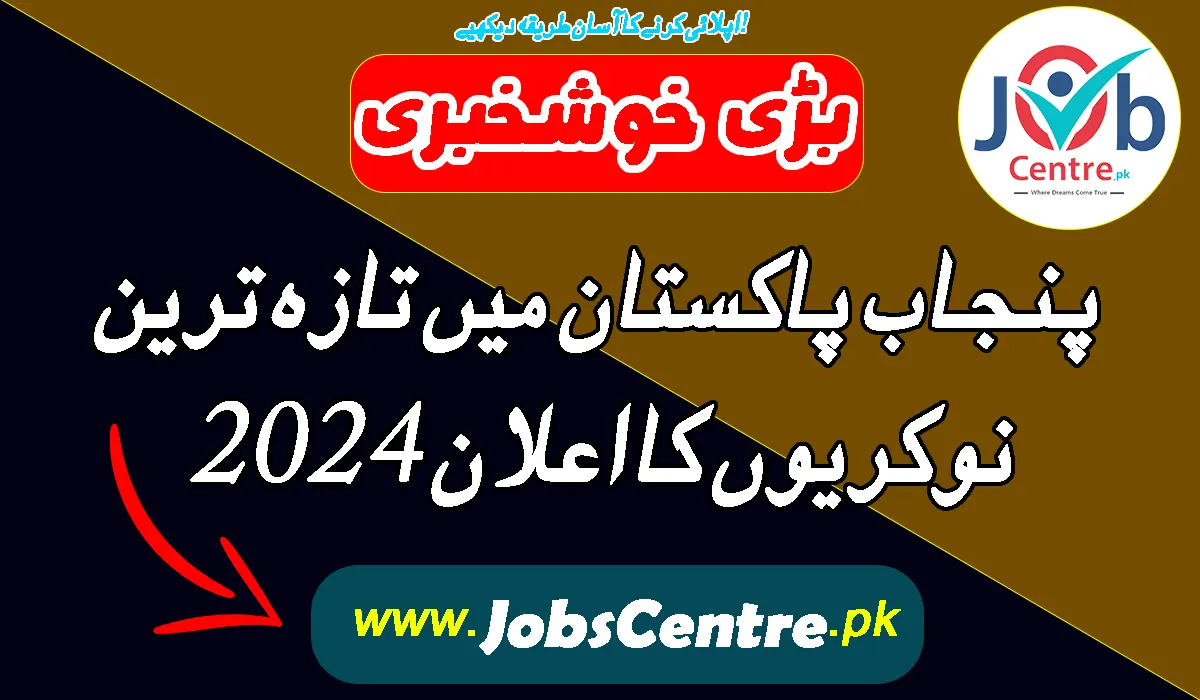 Latest Jobs in Punjab 2024 Pakistan