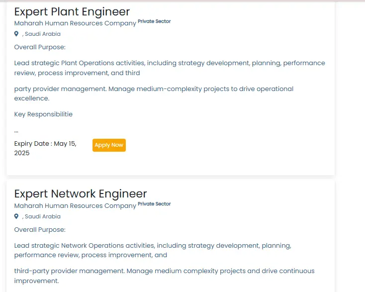 OEC Jobs in Saudi Arabia for Pakistanis in 2025 Advertisement