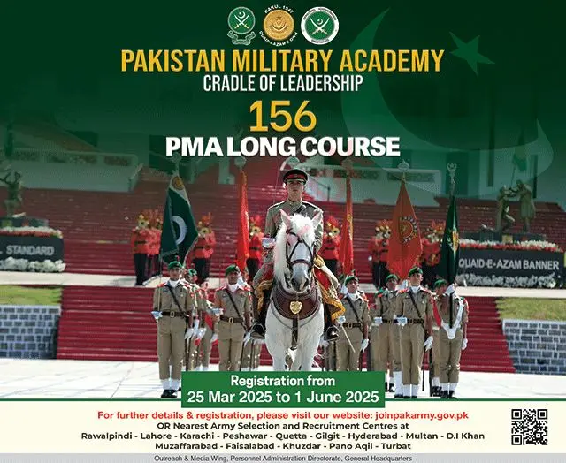 PMA Long Course Jobs 2025 Advertisement