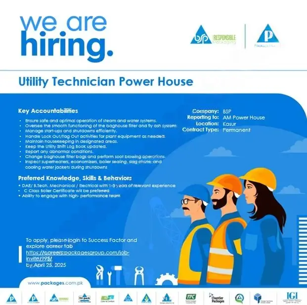 Bulleh Shah Packaging Pvt Ltd Jobs 2025 Advertisement