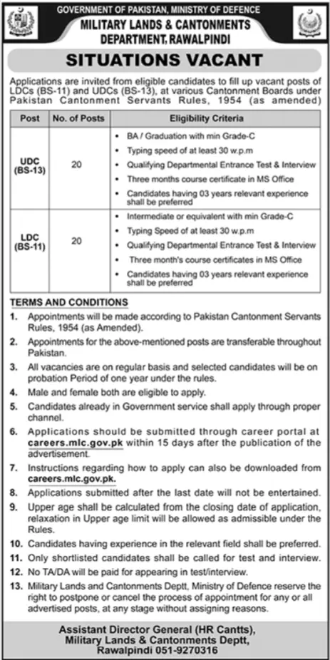MLC Jobs Advertisement 2025