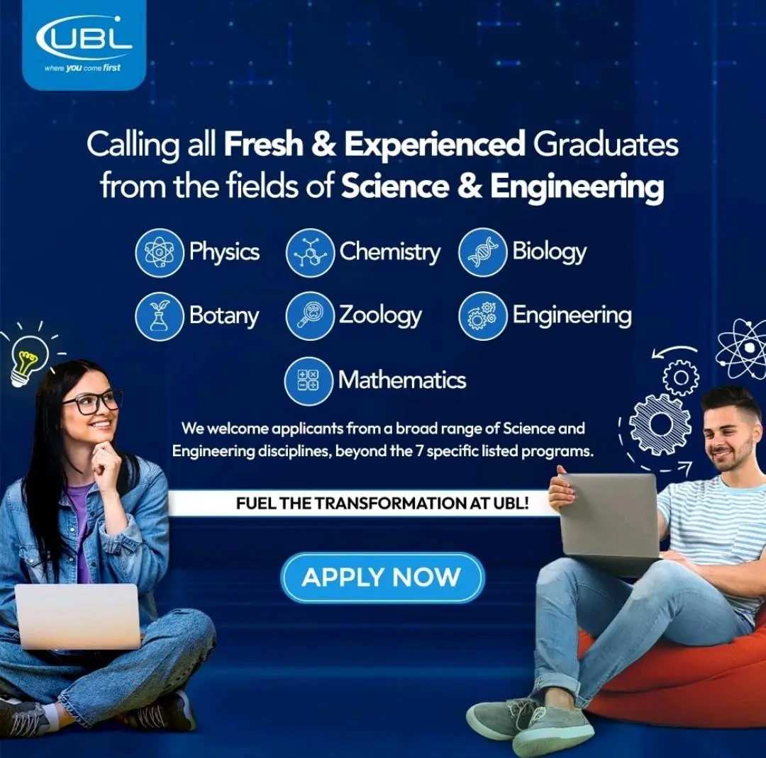 United Bank Limited Jobs 2025 Advertisement