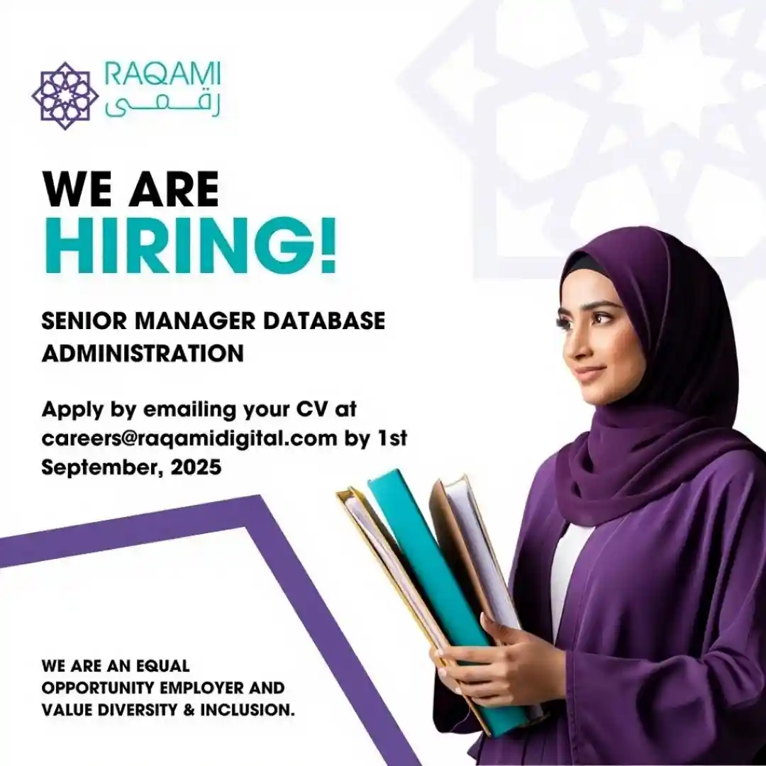 lastest Raqami Islamic Digital Bank Careers 2025 Advertisement