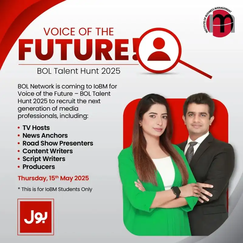 BOL Talent Hunt 2025 Advertisement