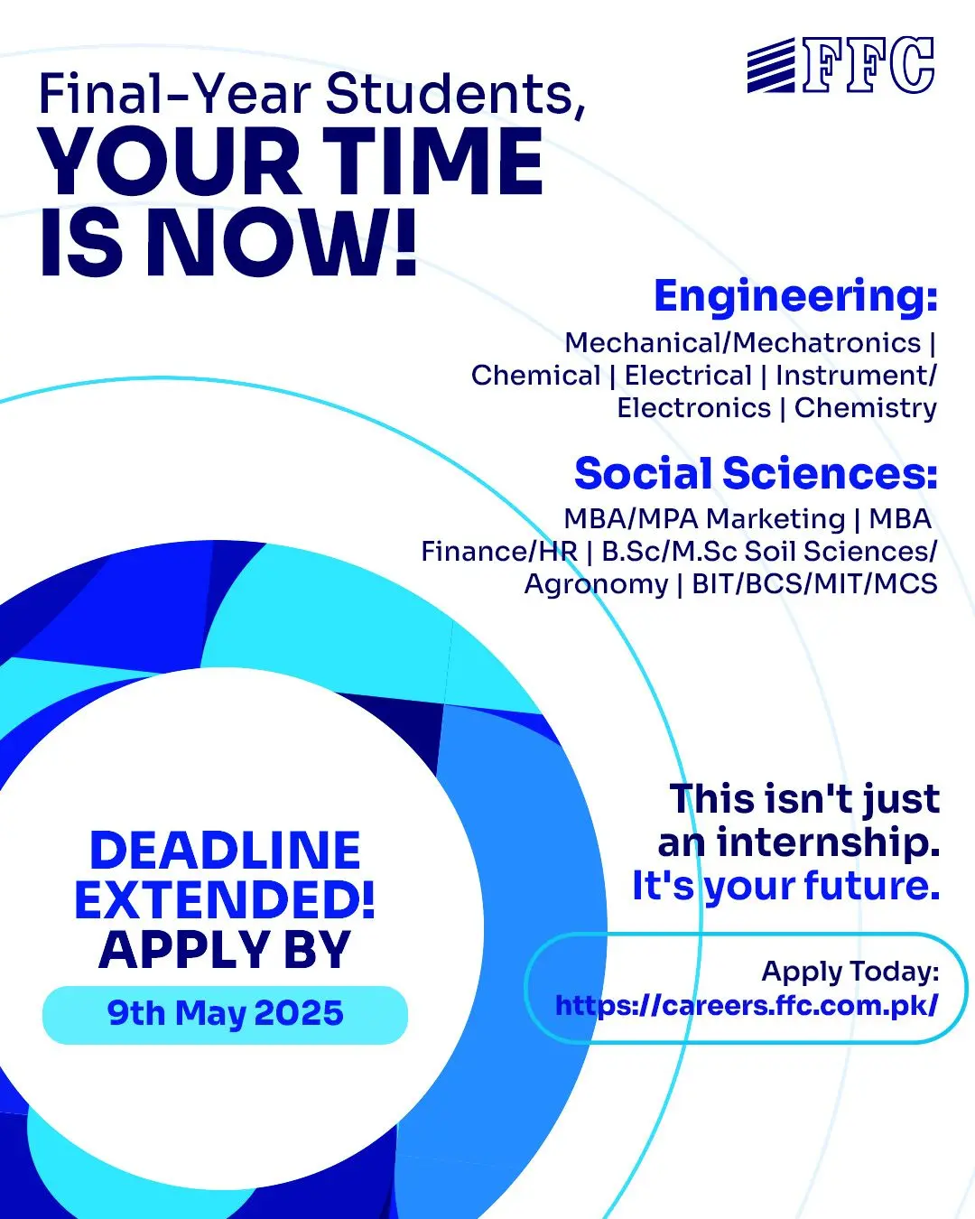 Fauji Fertilizer Internship Program 2025 Advertisement