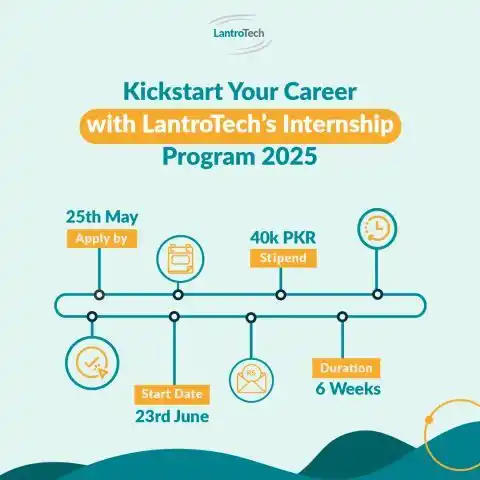 LantroTech Internship 2025 Advertisement