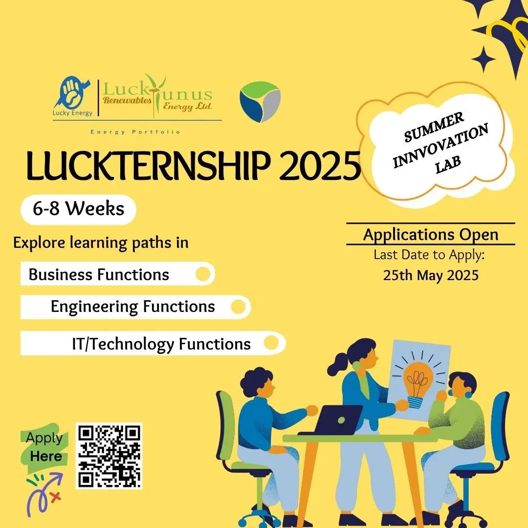 Luckternship Program at Lucky Energy 2025 Advertisement