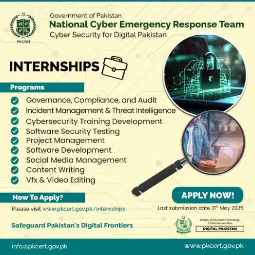 PKCERT Summer Internship 2025 Advertisement
