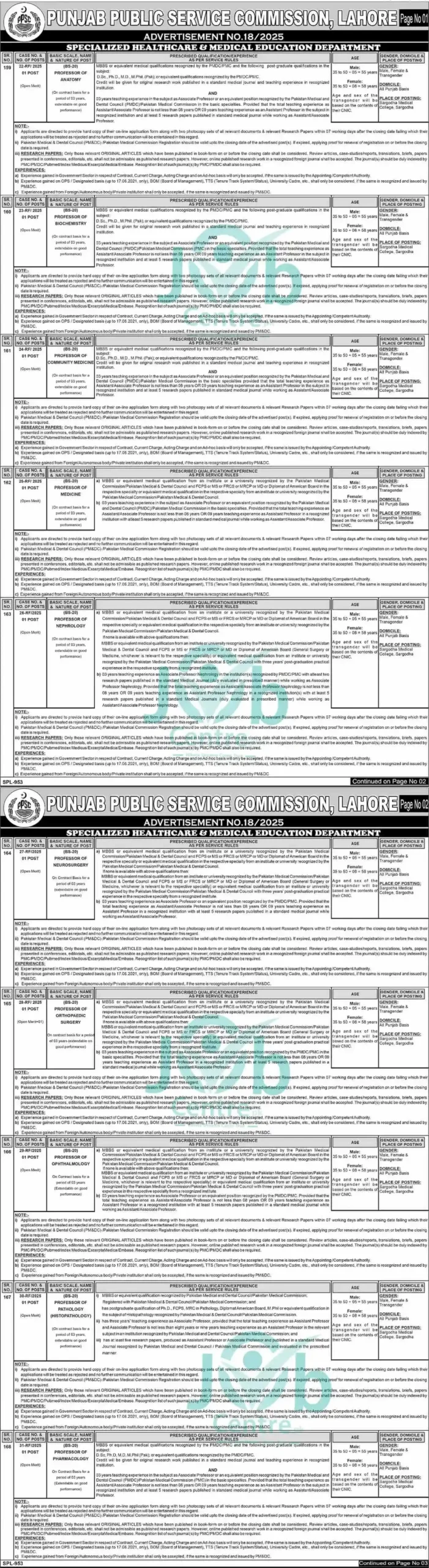 PPSC Jobs Ads 18 #1