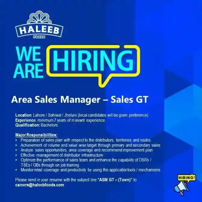 kpk Haleeb Foods Limited Jobs 2025 Advertisement