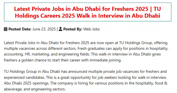 Attendant jobs 2025