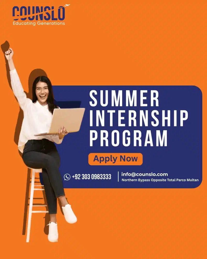 Counselor Summer Internship Program 2025 Advertisement
