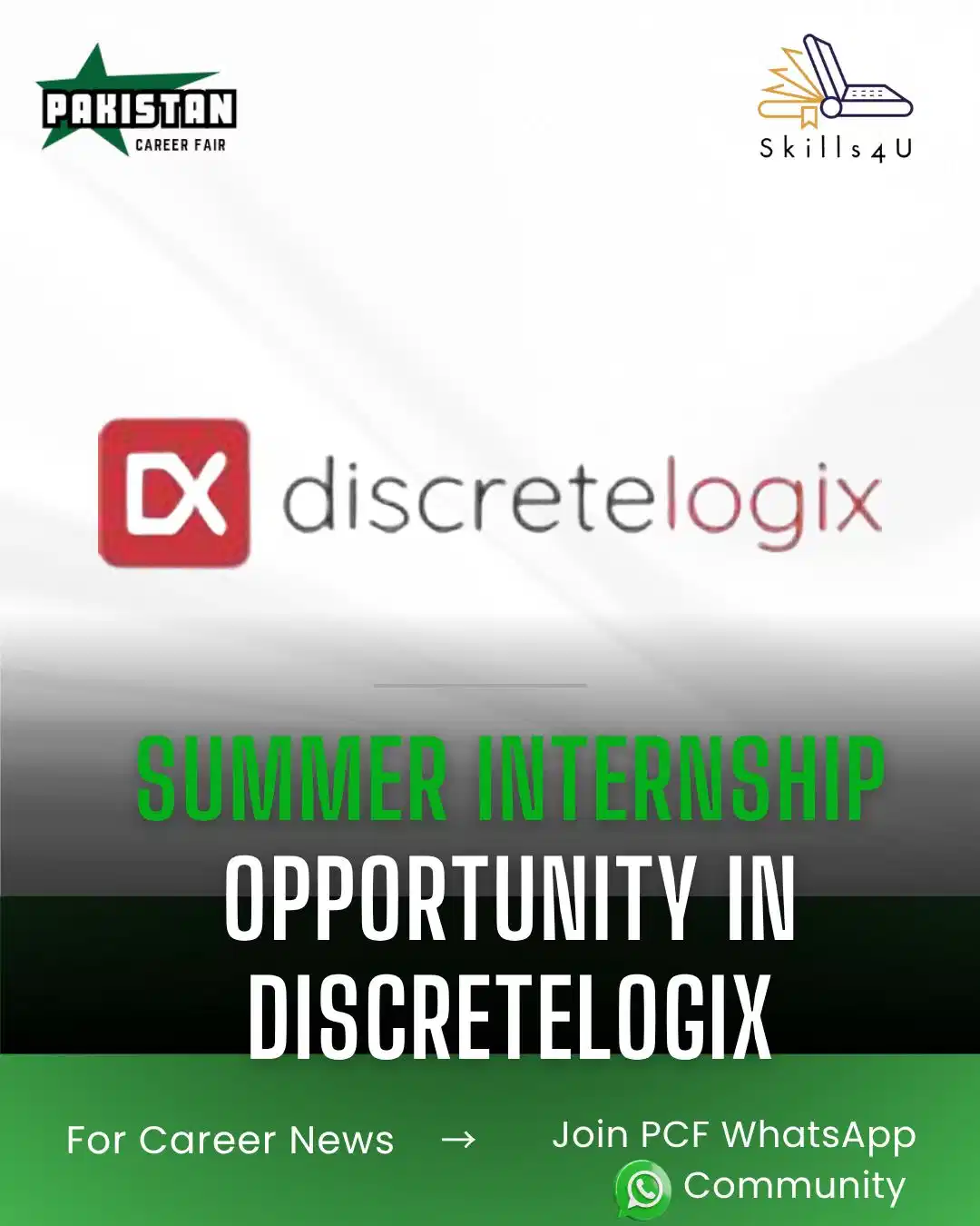 Discretelogix Summer Internship 2025 Advertisement