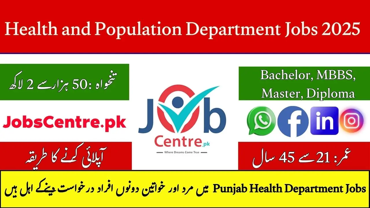 pshealthpunjab.gov.pk Jobs