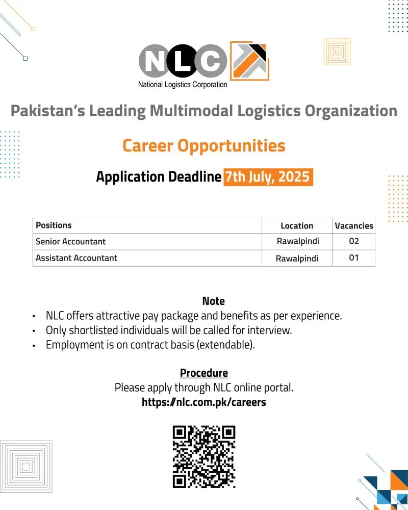 Jobs Centre NLC Jobs 2025 Advertisement