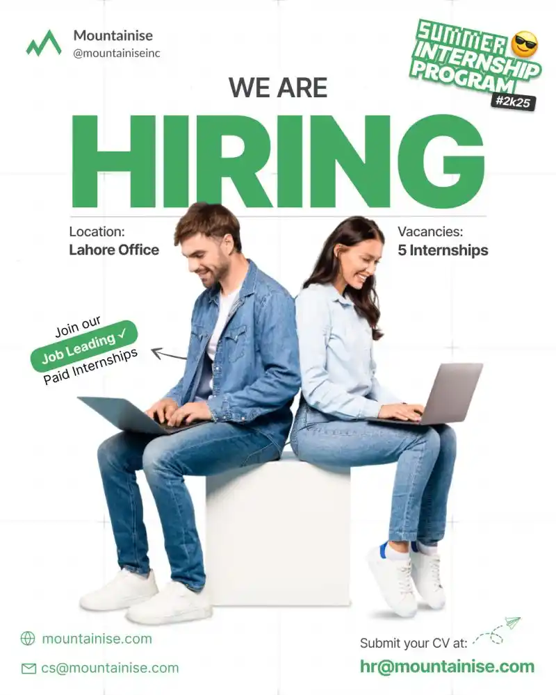 Mountainise Summer Internship Program 2025 Advertisement