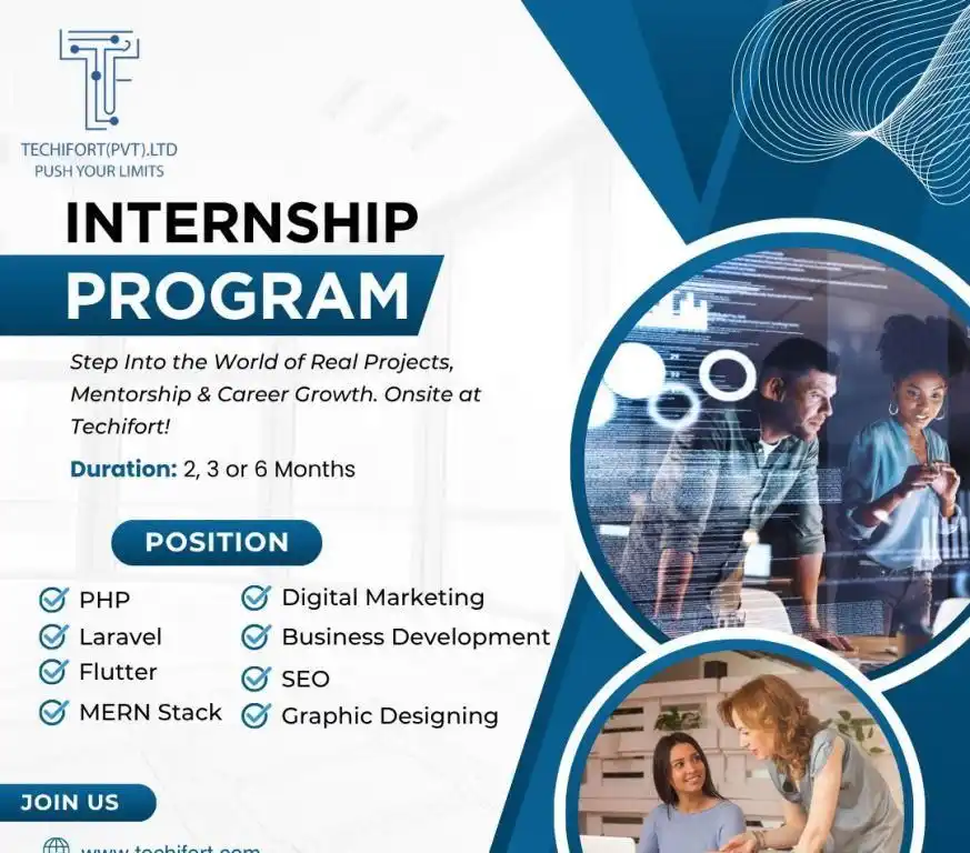 Techifort Internship Program 2025 Advertisement