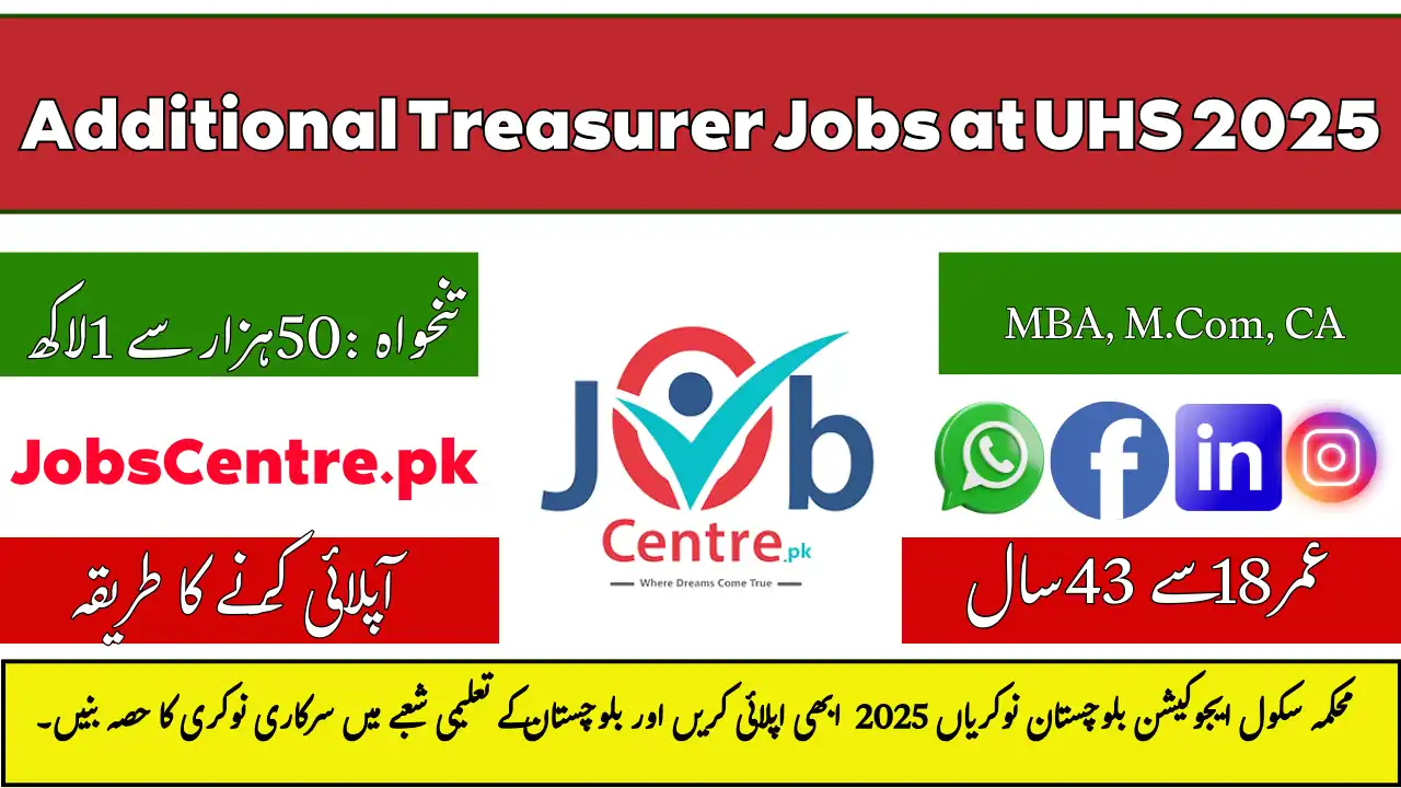 Additional Treasurer Jobs at UHS