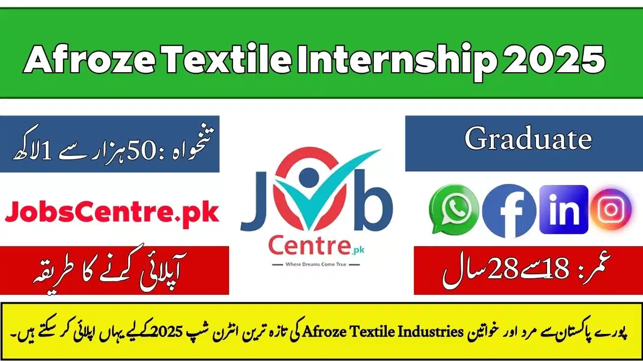Afroze Textile Internship 2025