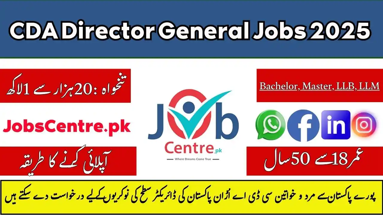 CDA Director General Jobs