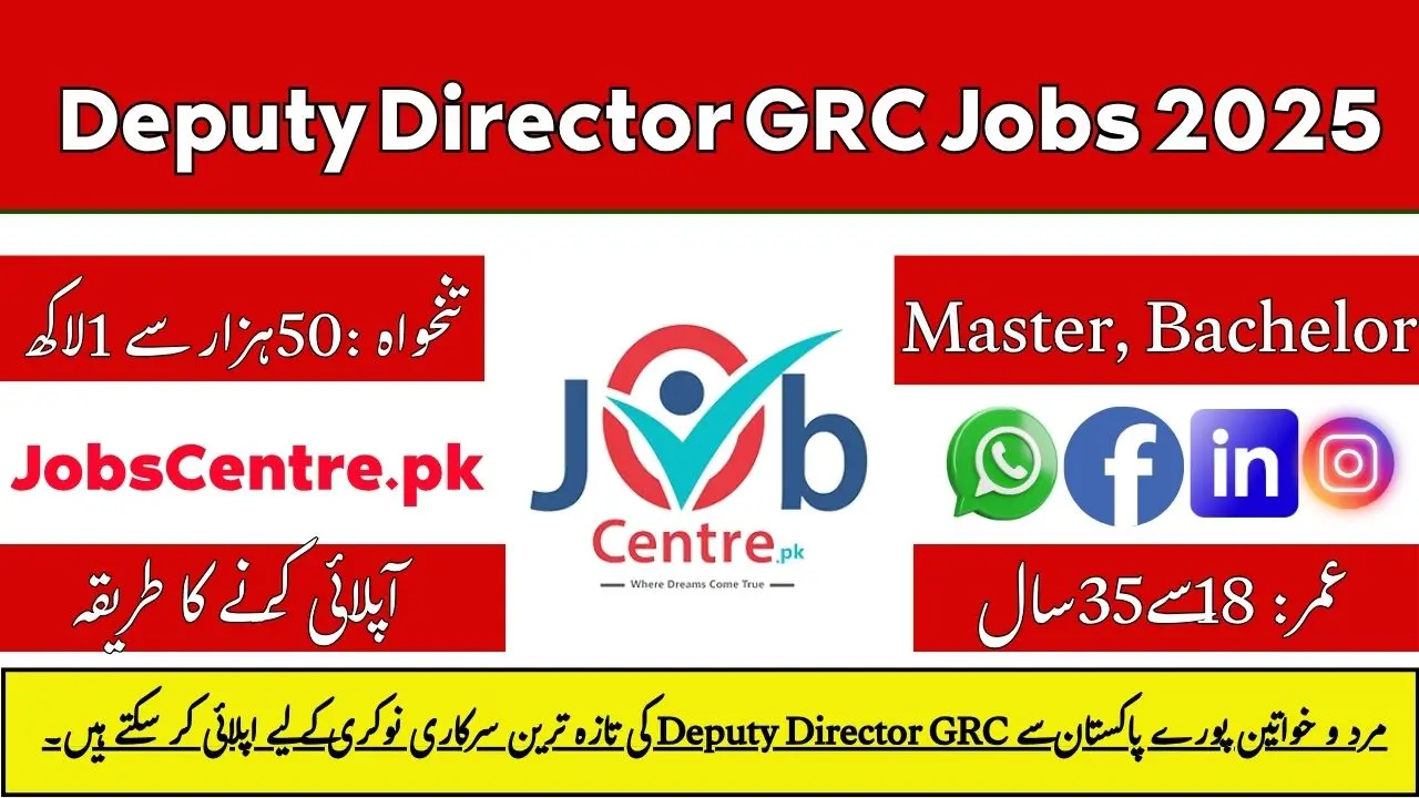 Deputy Director GRC Jobs