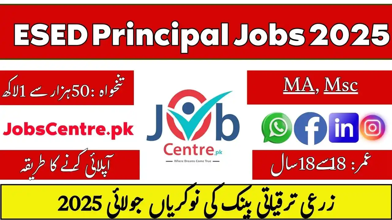 ESED Principal Jobs