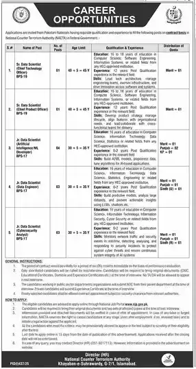 NACTA Jobs July 2025 Advertisement