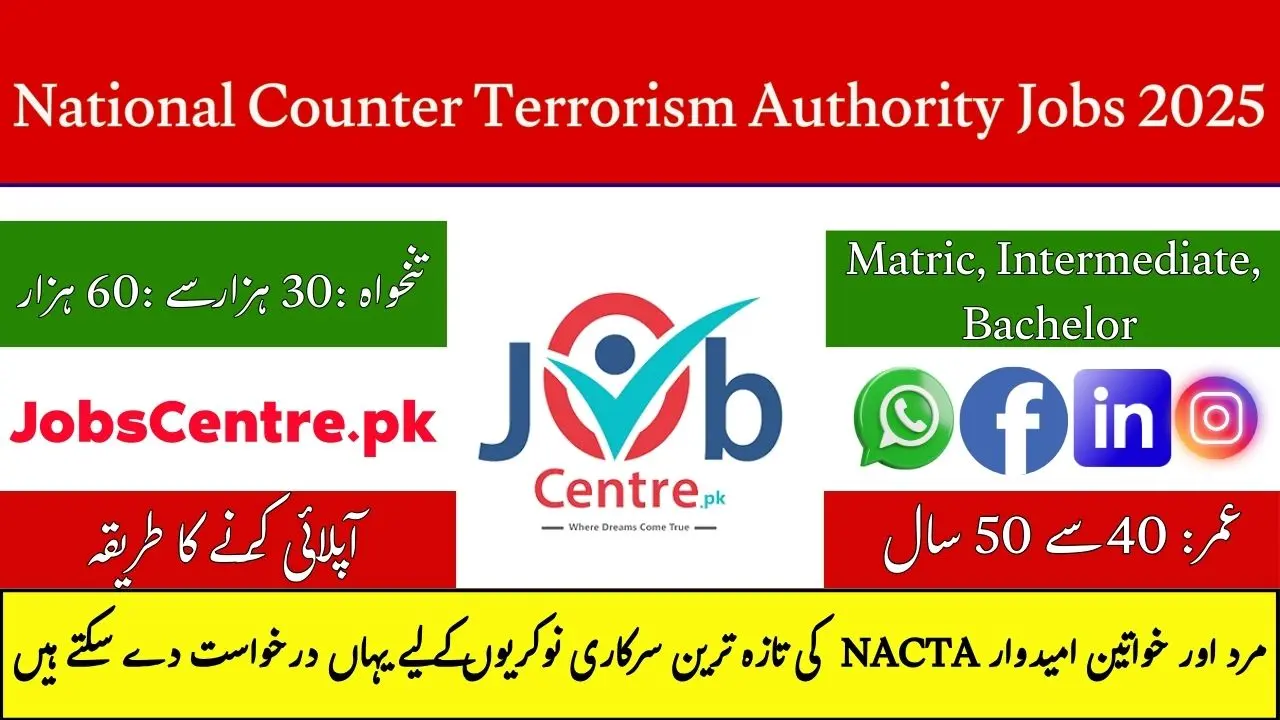 NACTA Constable Jobs 2025