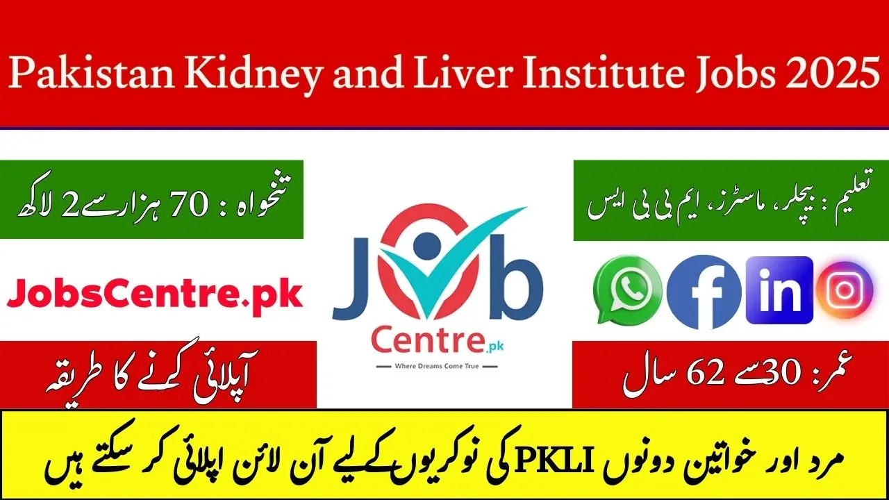 Government Hospital Jobs in Pakistan