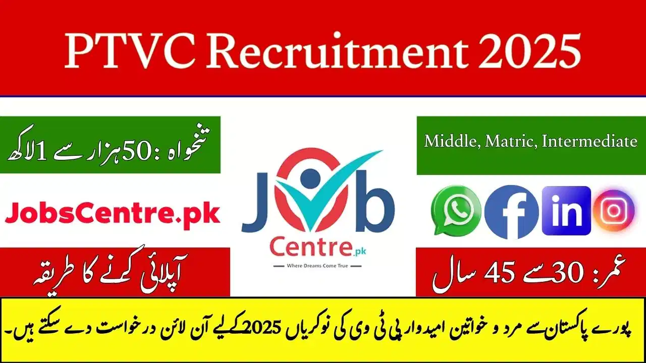 Pakistan Television Corporation Limited Jobs