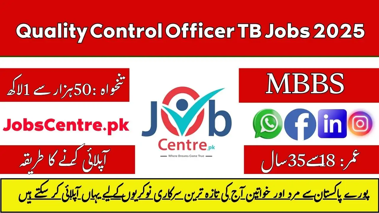 Quality Control Officer TB Jobs