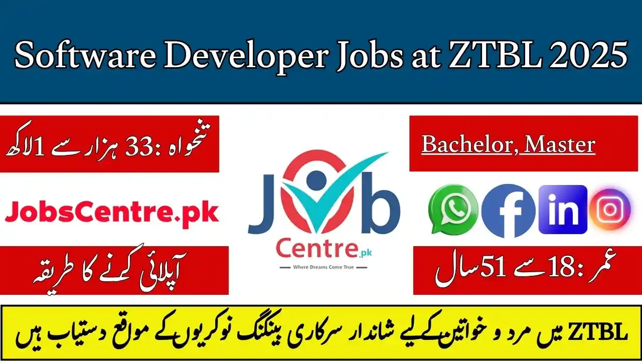 Software Developer Jobs at ZTBL