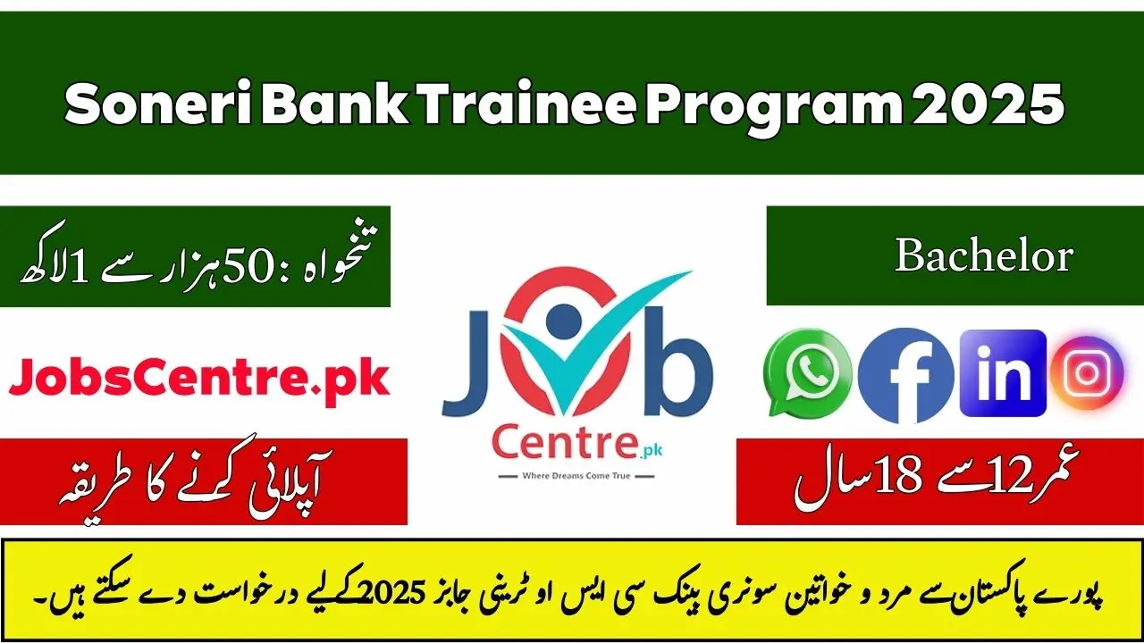 Soneri Bank Trainee Program 2025