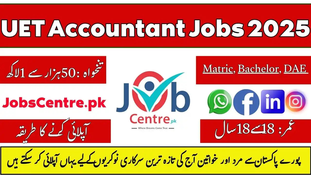 UET Accountant Jobs