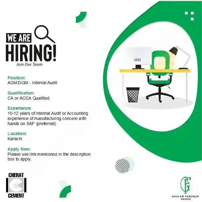 Cherat Cement Company Limited Jobs AGMDGM Internal Audit 2025 ad