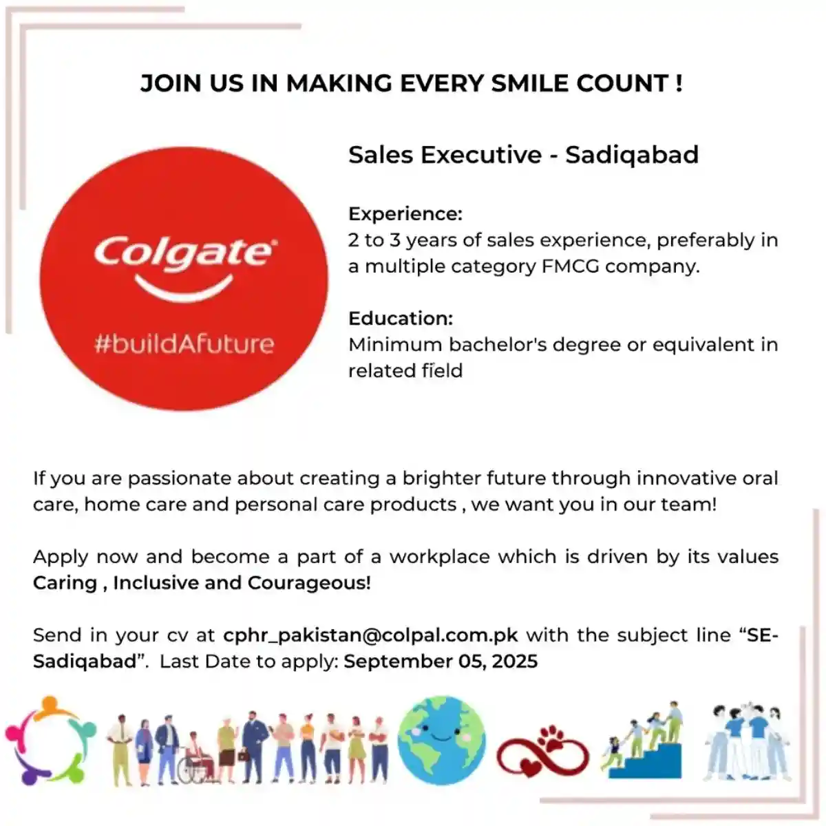 Colgate Palmolive Jobs 2025 ad