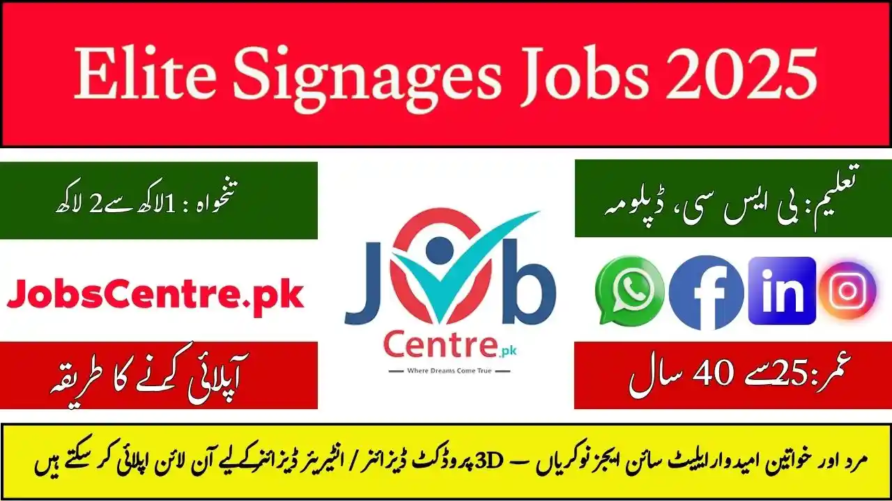 Elite Signages Jobs
