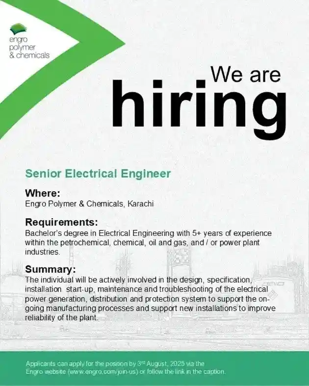 Engro Corporation Limited Jobs August 2025 ad